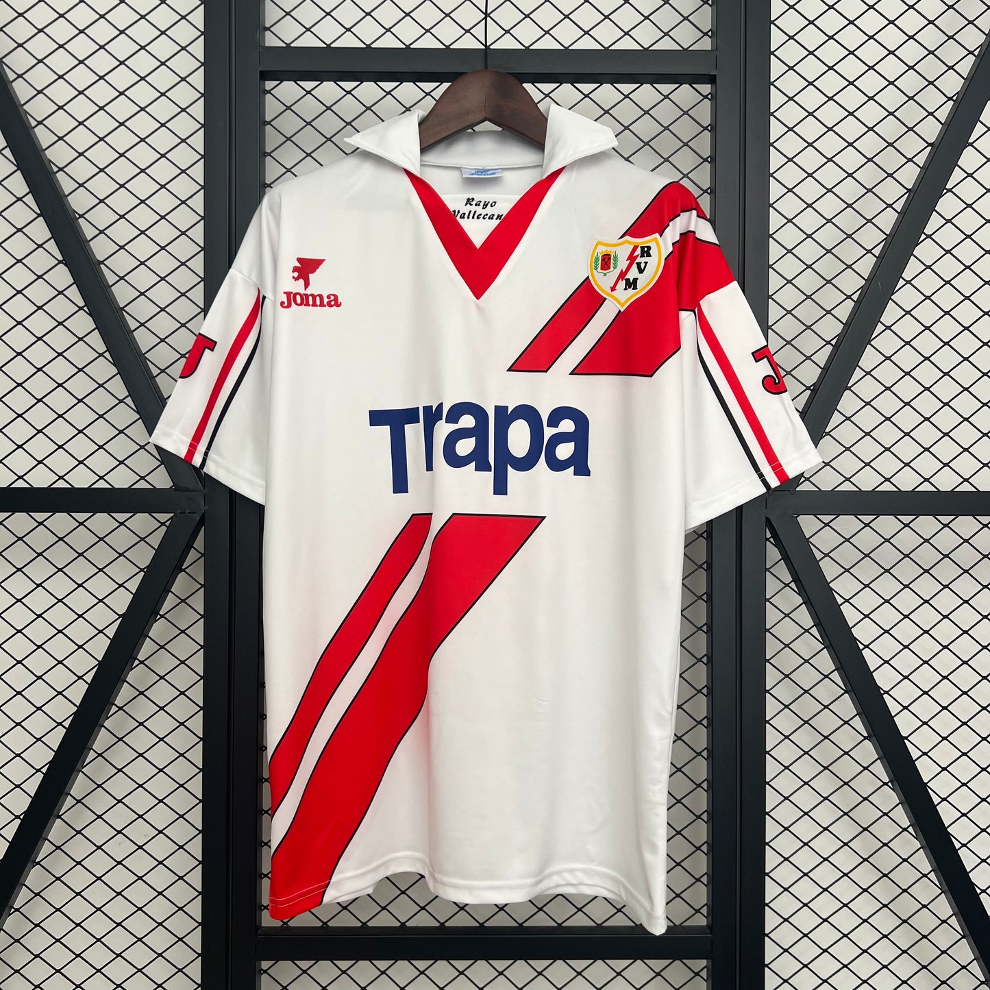 97/98 Rayo Vallecano Home Retro Shirt