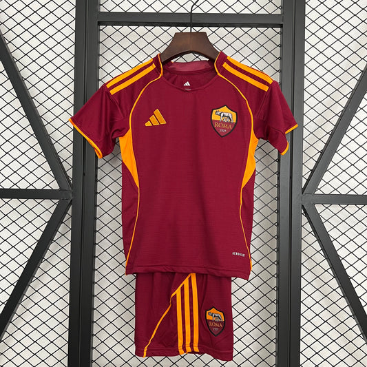 25/26 AS Roma Home Kids shirt