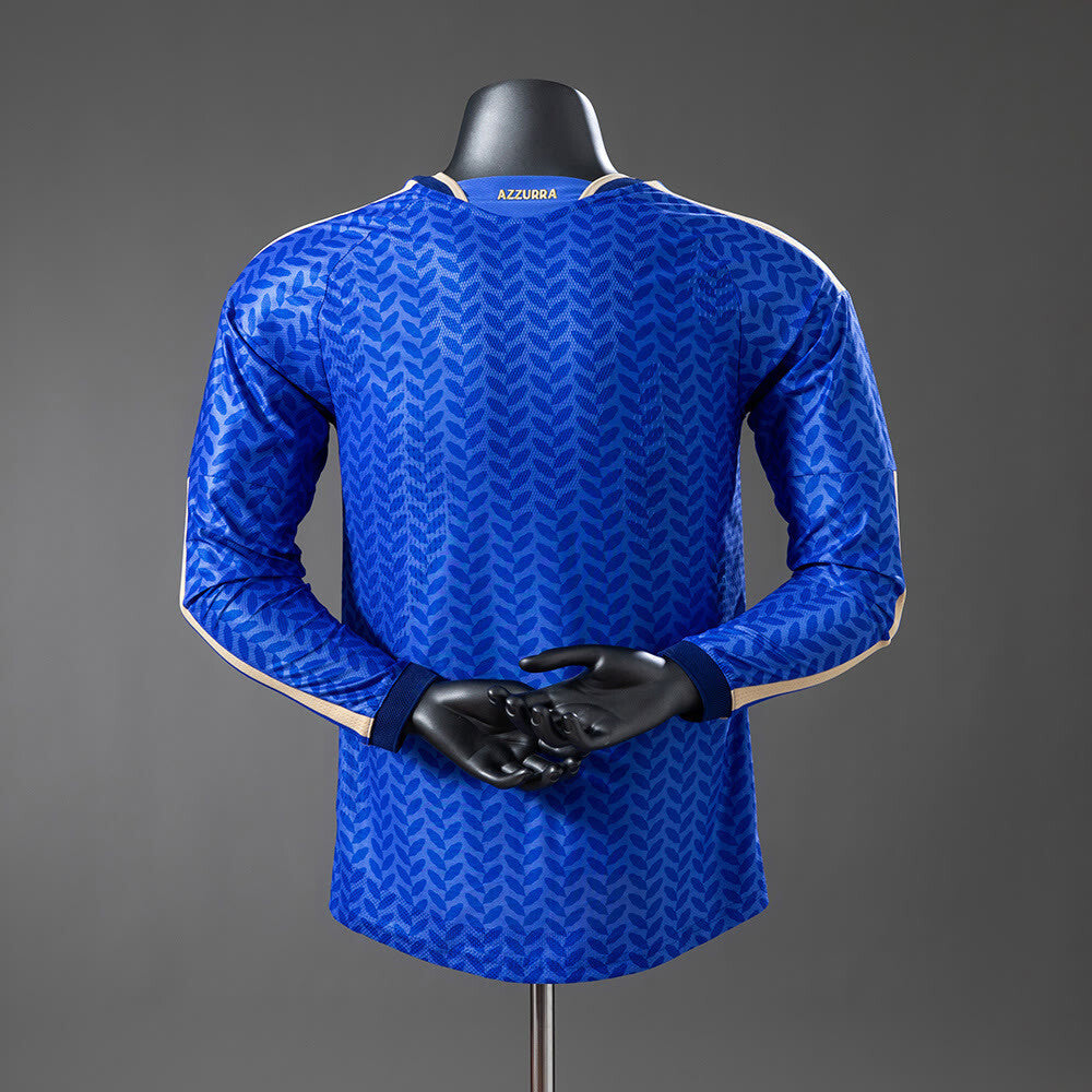 2026 Italy Home Fan Edition Long-Sleeve Jersey