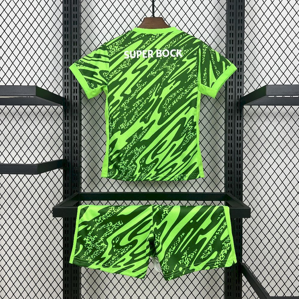 2025/26 Sporting CP Green Goalkeeper Kit Kids shirt