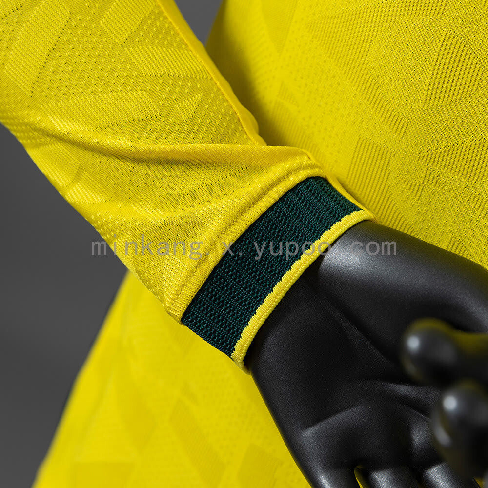 2026 Brazil Home Fan Edition Long-Sleeve Jersey