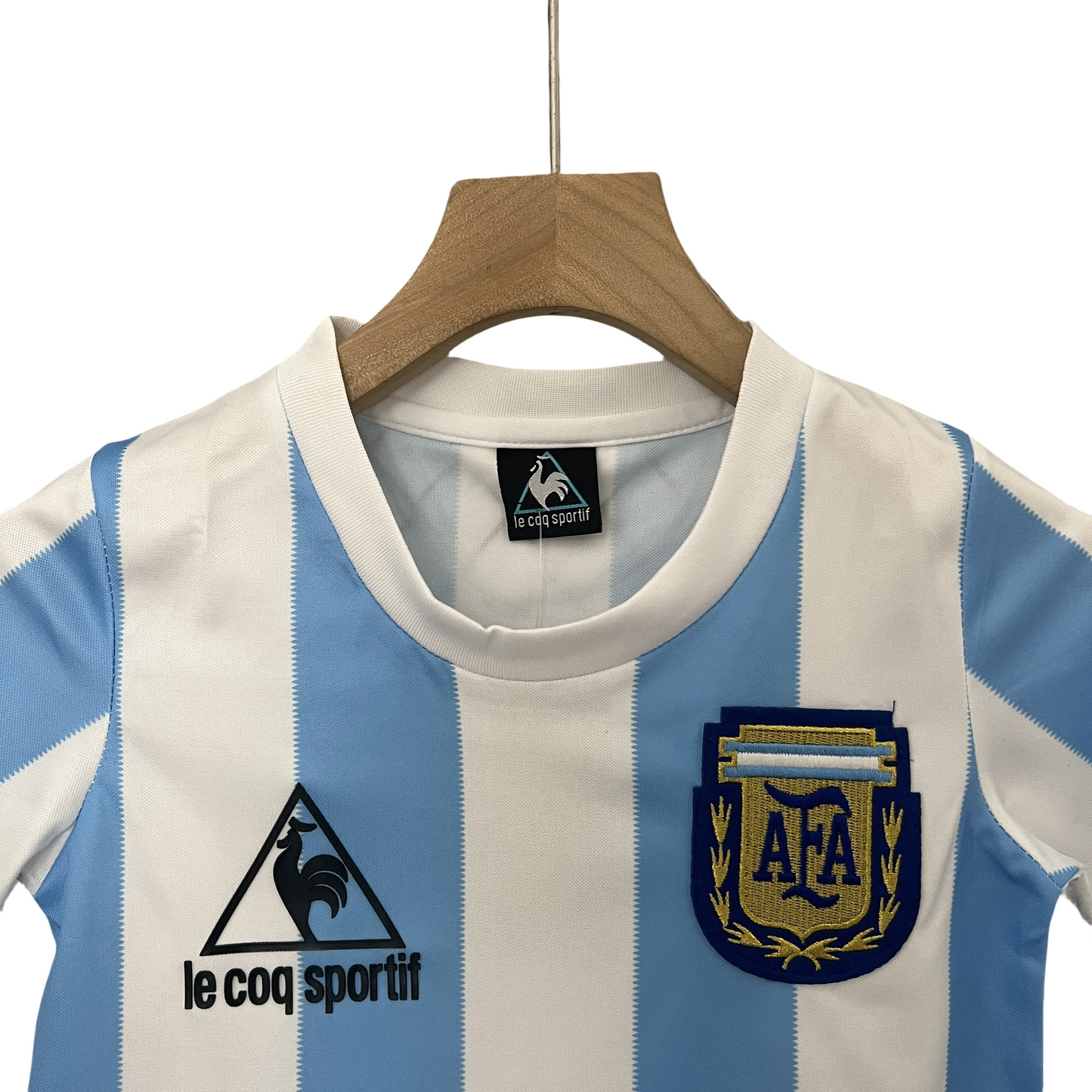 1986 Argentina Home Retro Kids Shirt