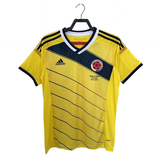 2014 Colombia home Retro shirt