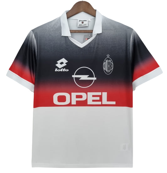 1995/1996 Vintage AC Training Jersey Black & White Shirt