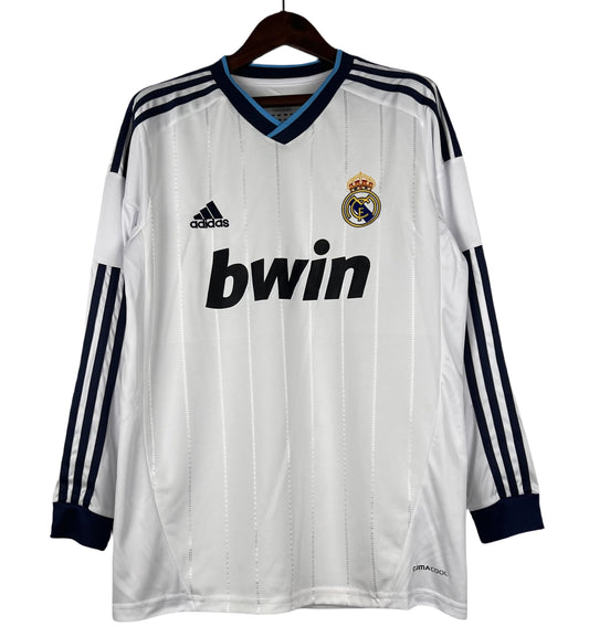 2012/2013 Vintage Real Madrid Long Sleeve Home Shirt