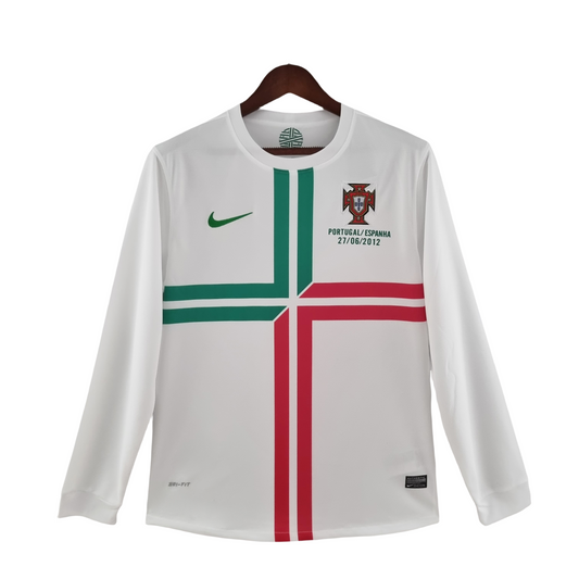2012 Portugal Long Sleeve Away Retro Shirt