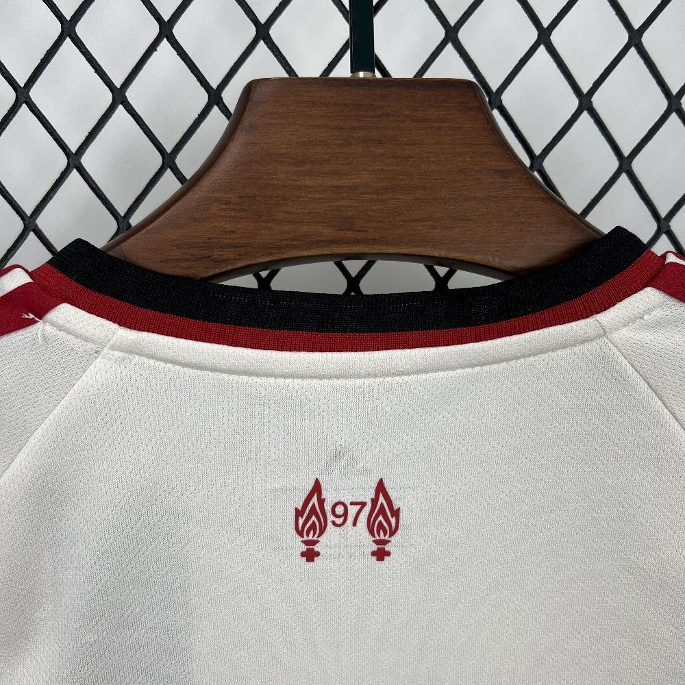 2025/26 Liverpool Away Kids Kit shirt