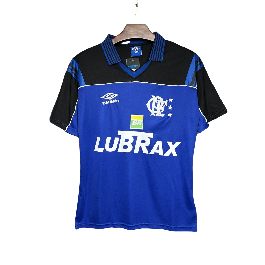1999 Flamengo Blue Goalkeeper Jersey Vintage Shirt