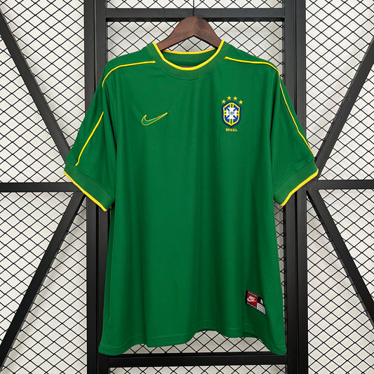 1998 Brazil Goalkeeper Green Retro shirt