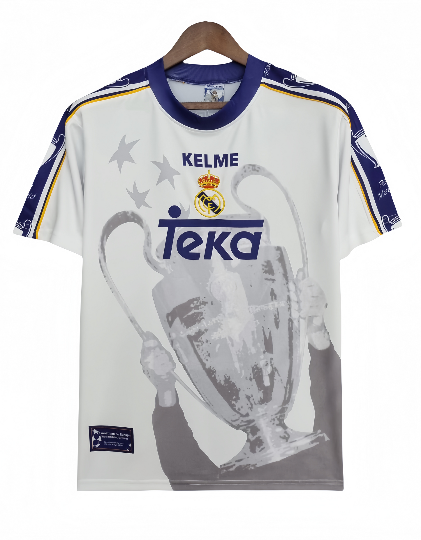 1997-1998 Real Madrid Champions League 7-time Champions League commemorative vintage shirt