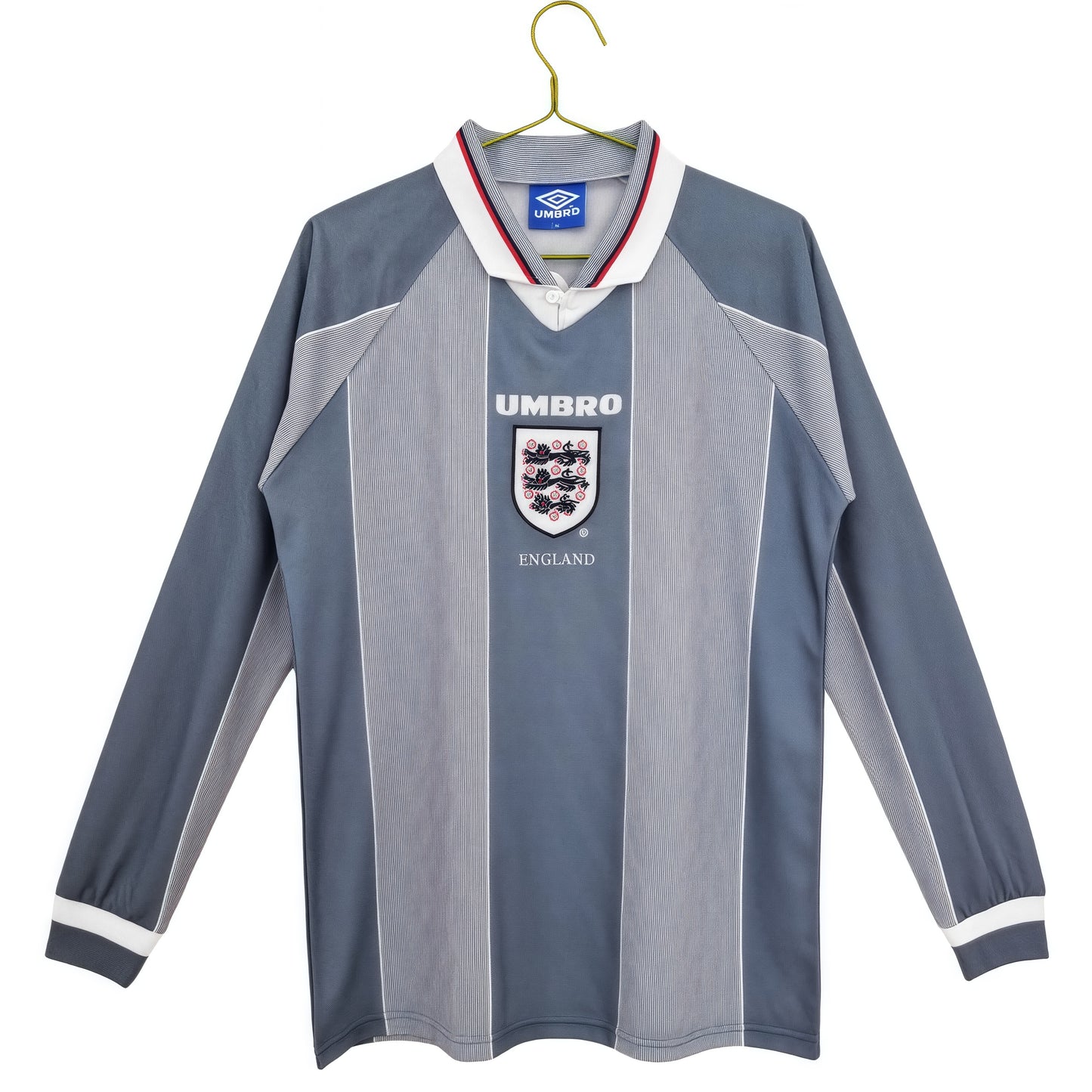 1996 England away retro long sleeves