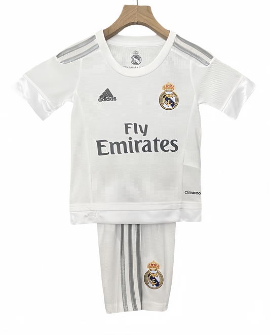 2015/2016 Real Madrid Home Retro Shirt for Kids