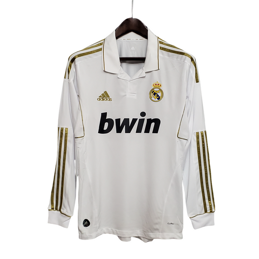 2011/2012 Real Madrid Retro Long Sleeve Home Shirt