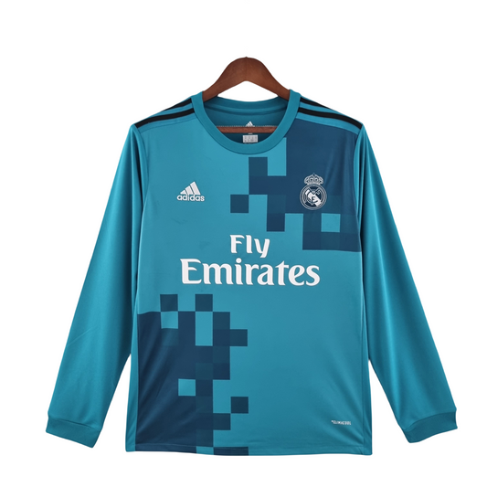 2017/2018 Vintage Real Madrid Long Sleeve Third Away Shirt