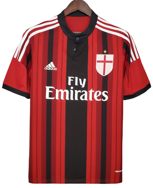 2014/2015 AC Milan Retro Season Home Shirt