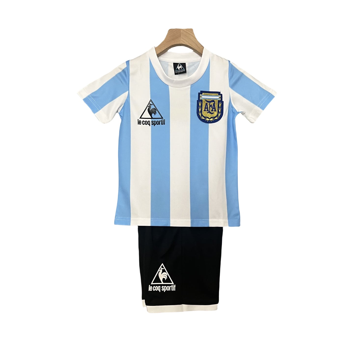 1986 Argentina Home Retro Kids Shirt