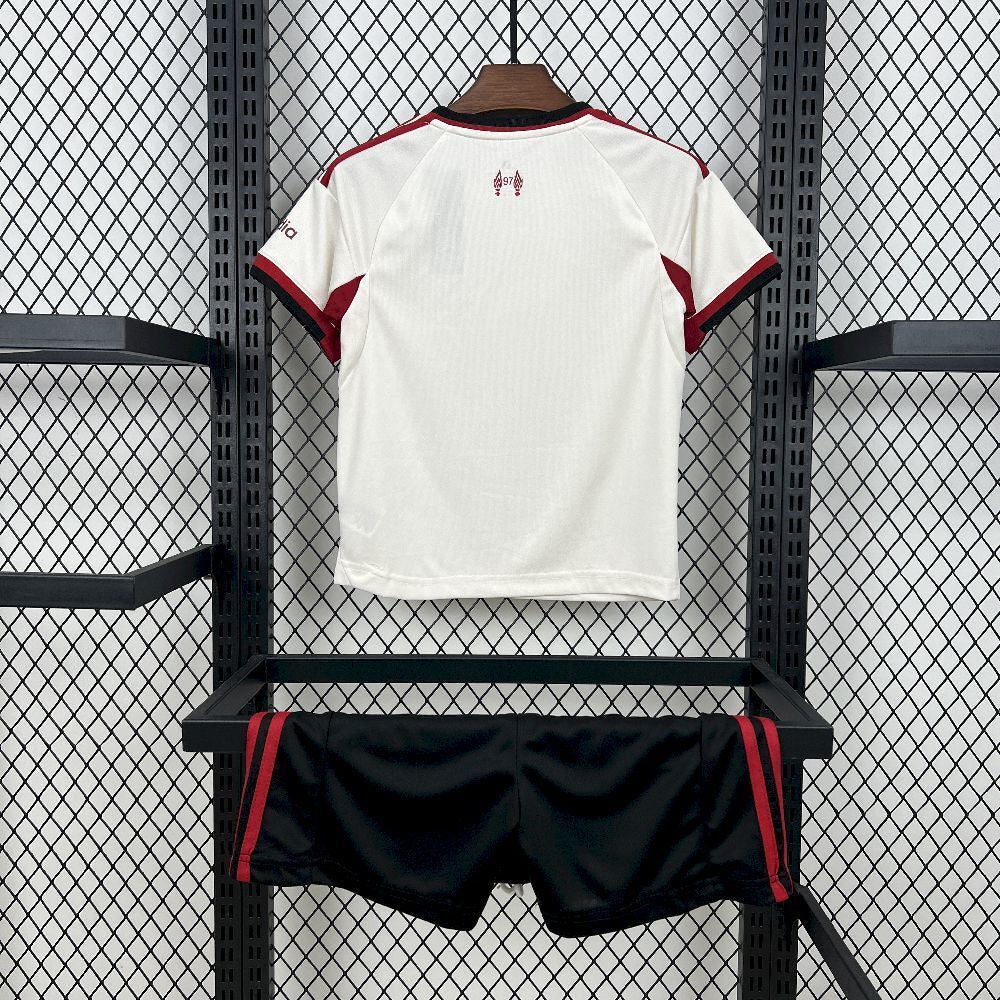 2025/26 Liverpool Away Kids Kit shirt