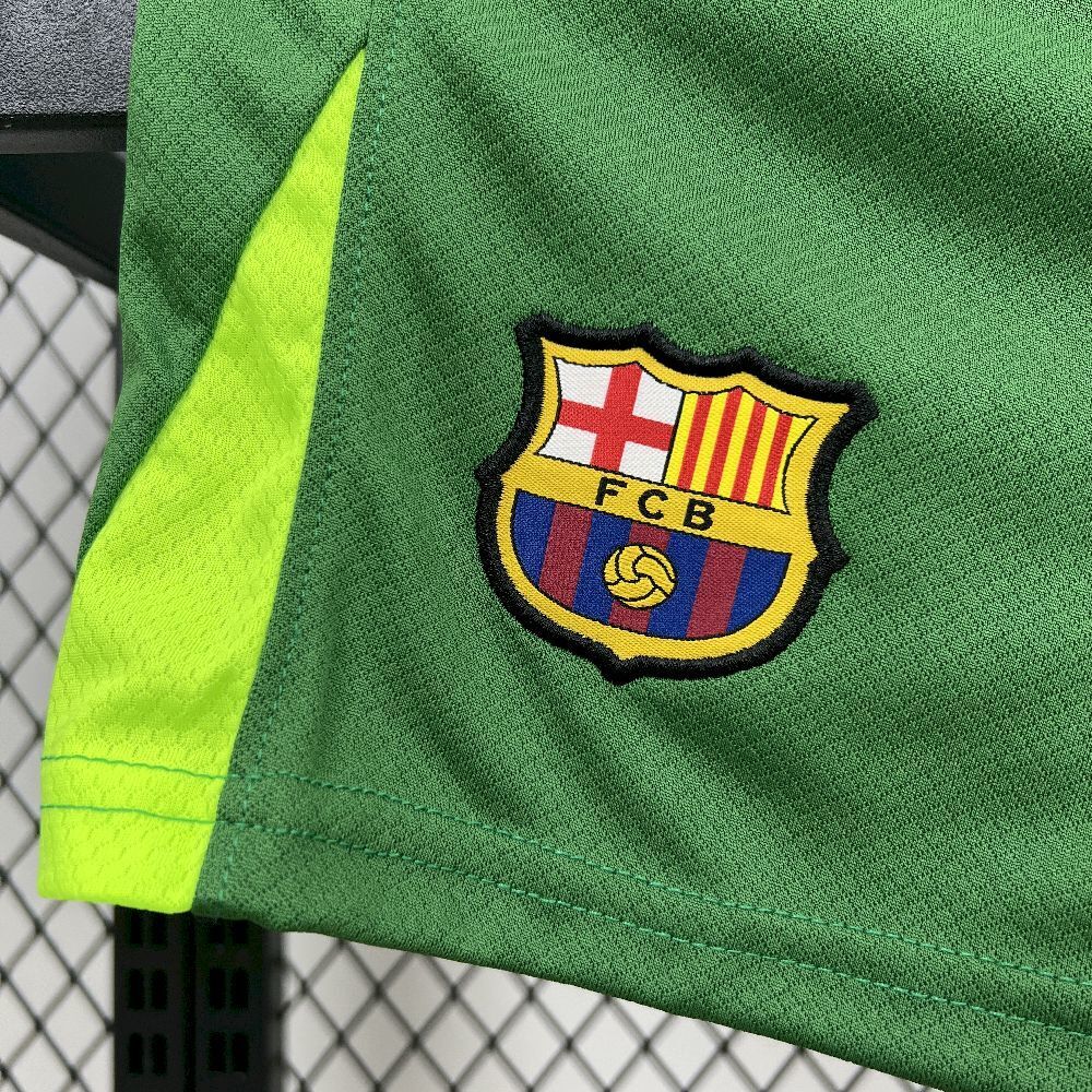 2025/26 Barcelona Green Goalkeeper Kids shirt