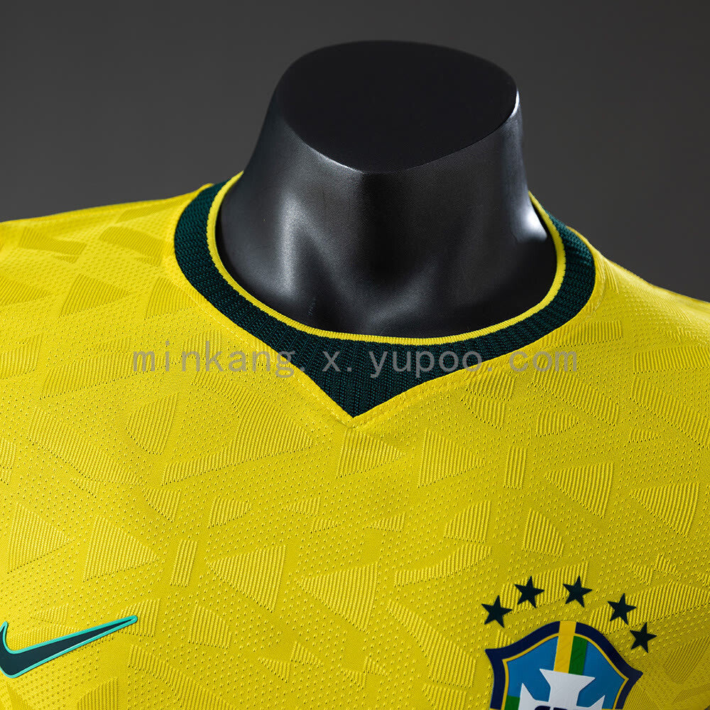 2026 Brazil Home Fan Edition Long-Sleeve Jersey