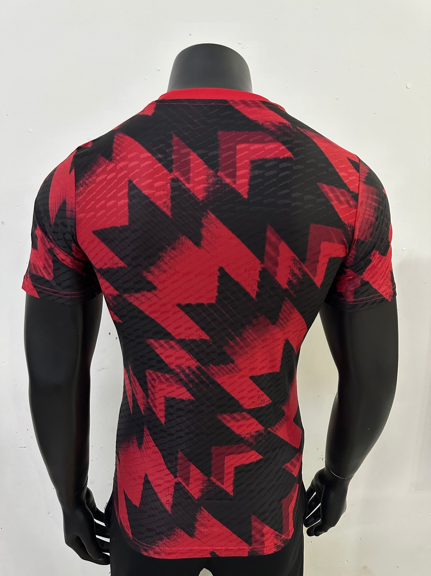 2025/2026 Manchester United training uniform red and black shirt（Player）
