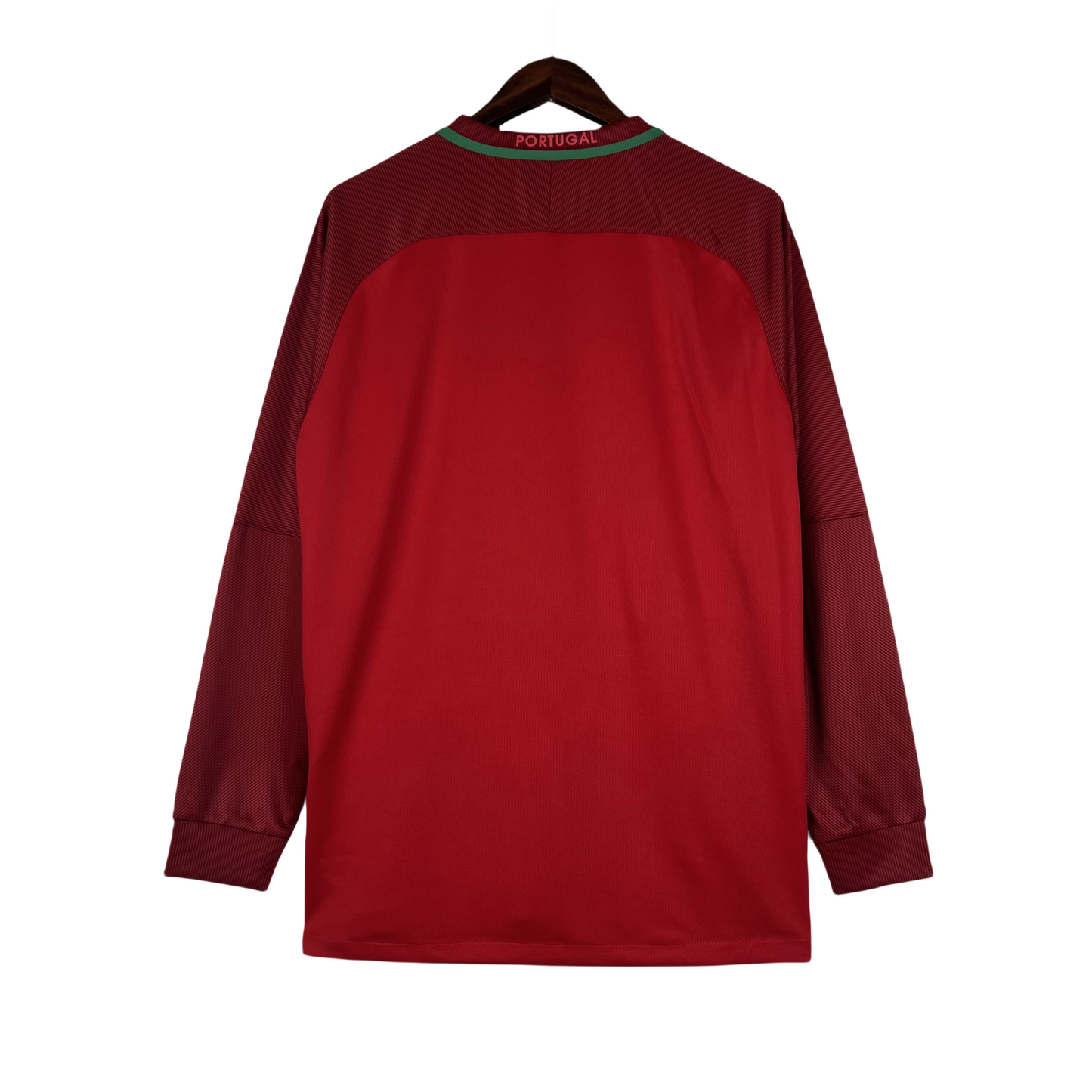 2016 Portugal Long Sleeve Home Retro Shirt