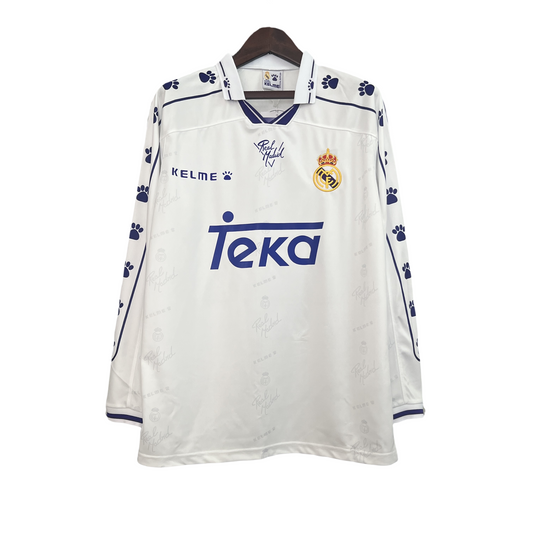 1994/1996 Real Madrid Home Retro Long Sleeve Shirt