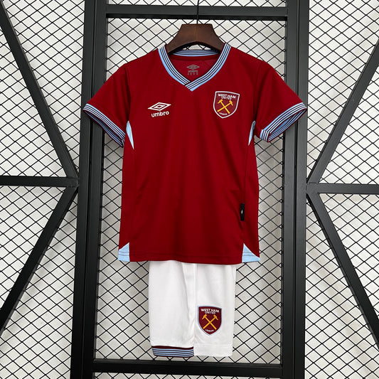 25/26 West Ham United Home Kids shirt