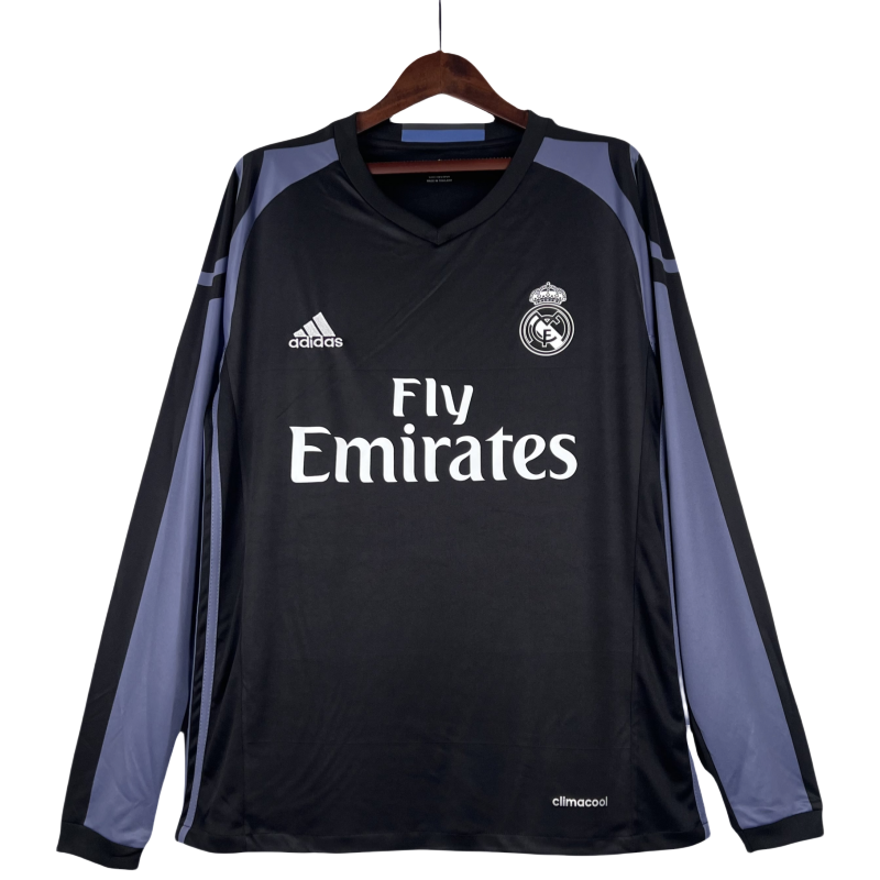 2016/2017 Real Madrid Third Away Retro Long Sleeve Shirt