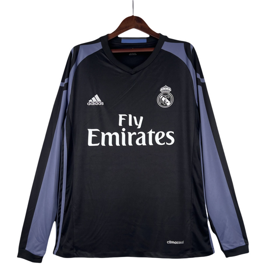2016/2017 Real Madrid Third Away Retro Long Sleeve Shirt