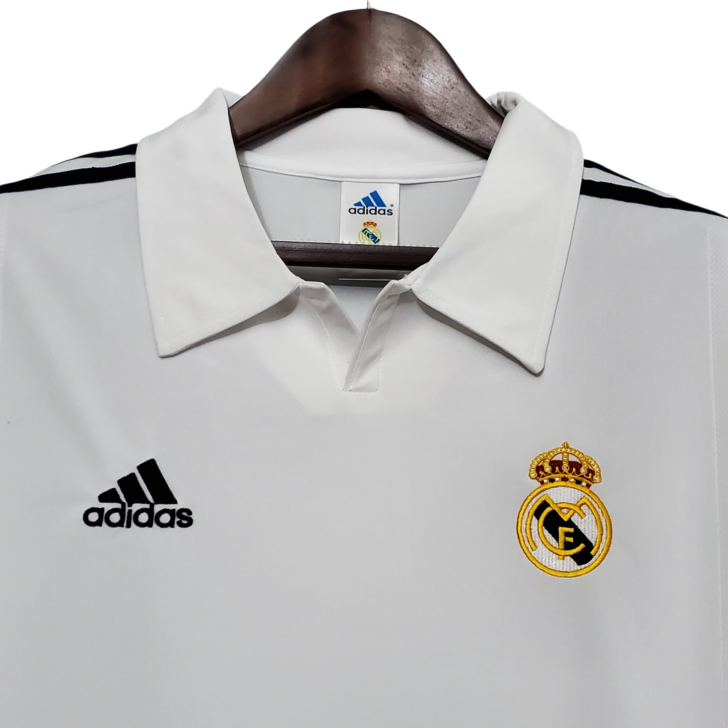 2002 Real Madrid Home Retro Long Sleeve Shirt