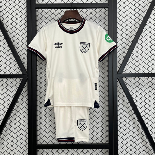 25/26 West Ham United away Kids shirt