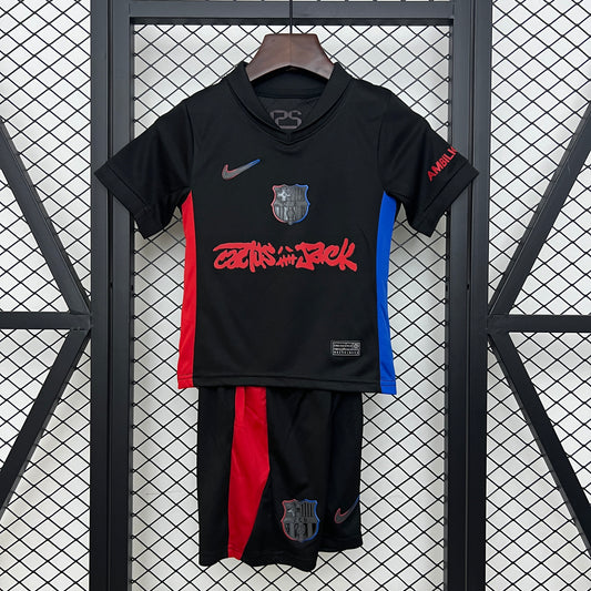 2025/2026 Barcelona Away Shirt for Kids