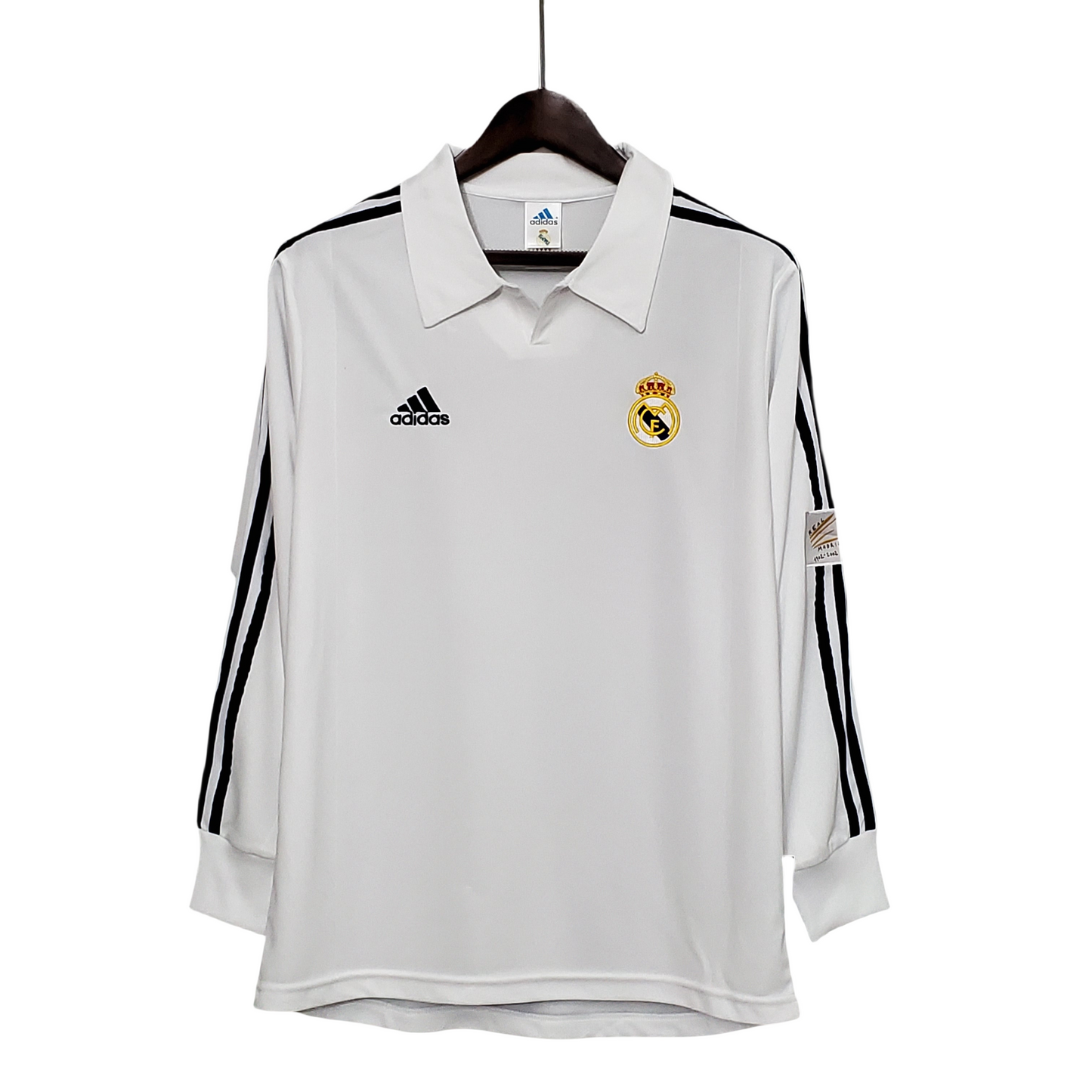 2002 Real Madrid Home Retro Long Sleeve Shirt