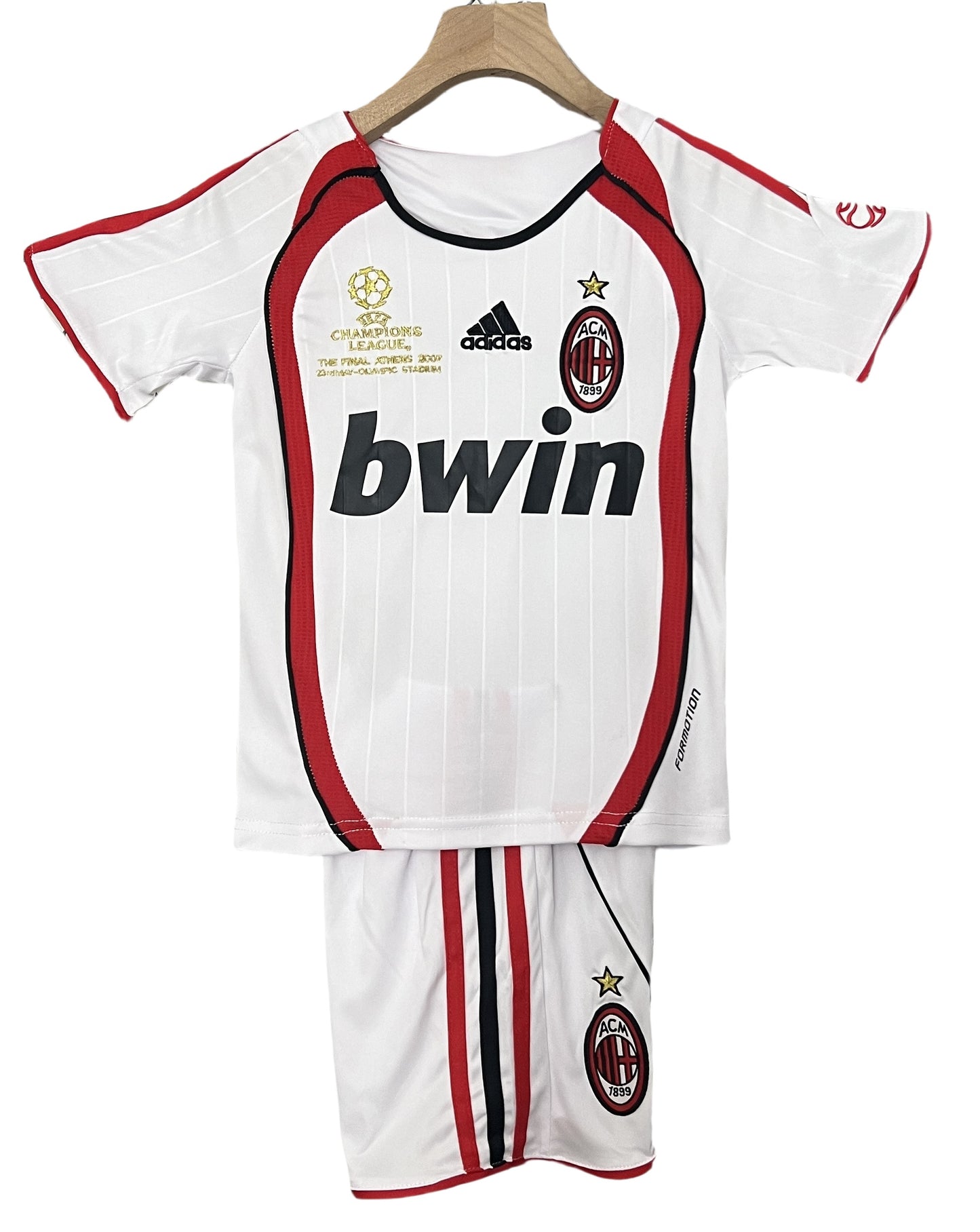 2006/2007 AC Milan Champions League Away Shirt for Kids