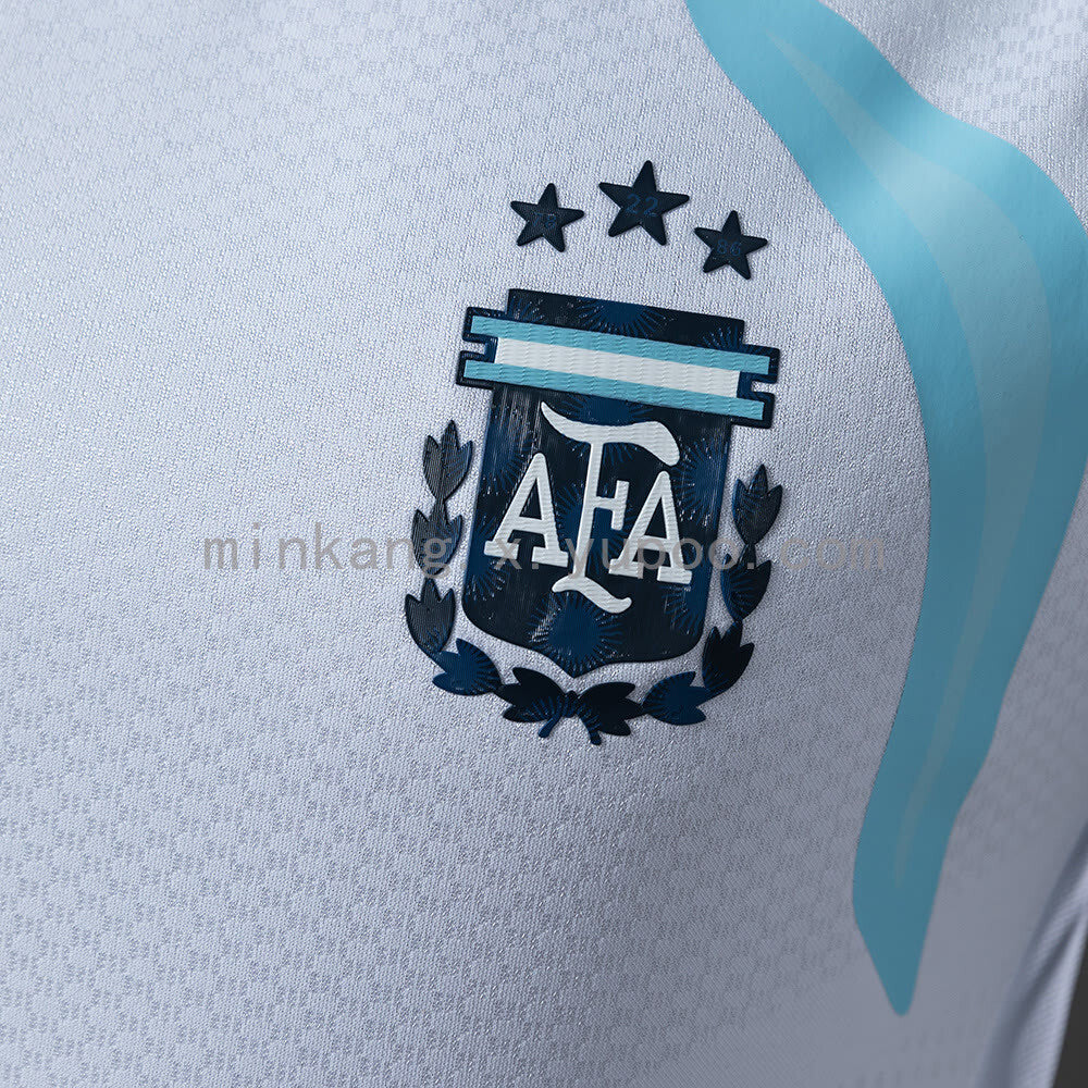 2026 Argentina Player Training Kit - White Jersey