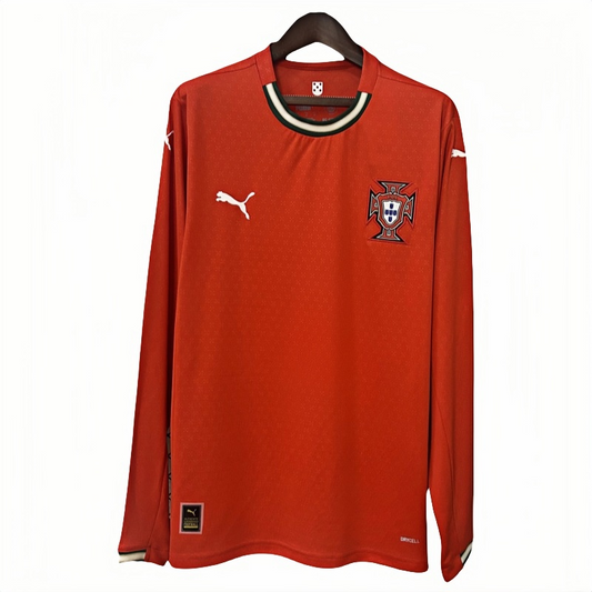 2025/2026 Portugal Home Long Sleeve Shirt