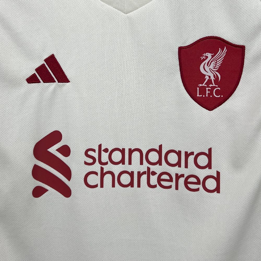 2025/26 Liverpool Away Kids Kit shirt
