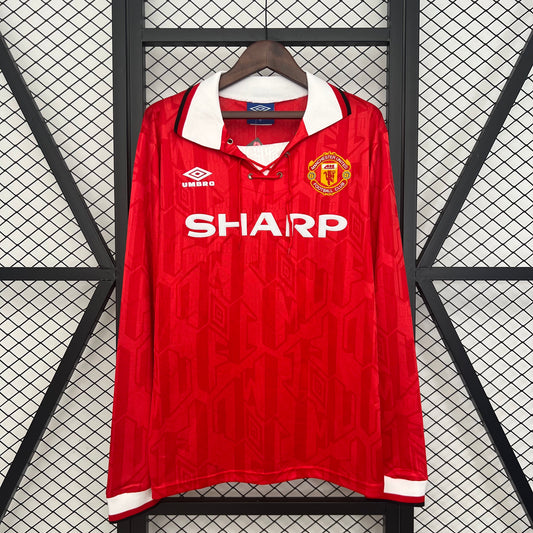 92/94 M-U Long Sleeve Home Retro Shirts