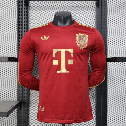 2025/2026 FC Bayern Munich 125th Anniversary Red Shirt（Player）