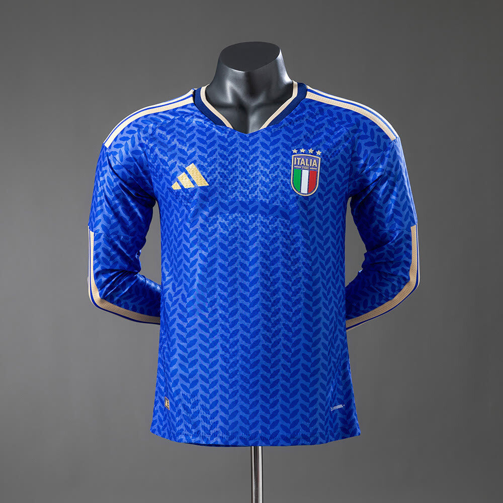 2026 Italy Home Fan Edition Long-Sleeve Jersey