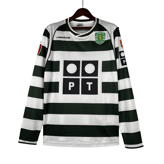 01/03 Lisbon Long Sleeve Sporting Home Retro Shirts