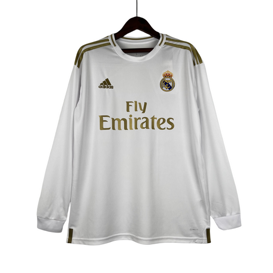 2019/2020 Real Madrid Long Sleeve Home Retro Shirt