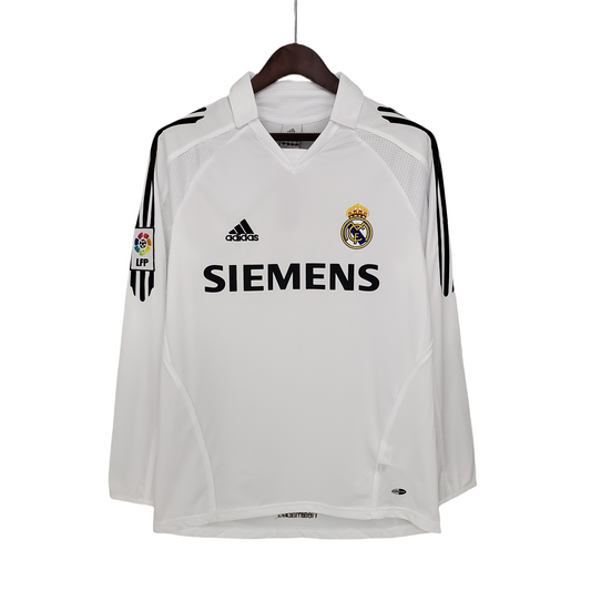 2005/2006 Real Madrid Home Retro Long Sleeve Shirt