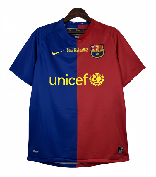 2008/2009 Barcelona UEFA Champions League Home Retro Shirt