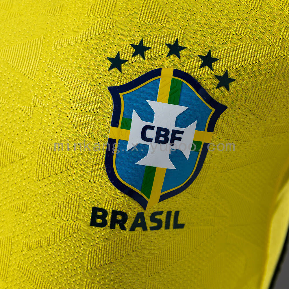 2026 Brazil Home Fan Edition Long-Sleeve Jersey