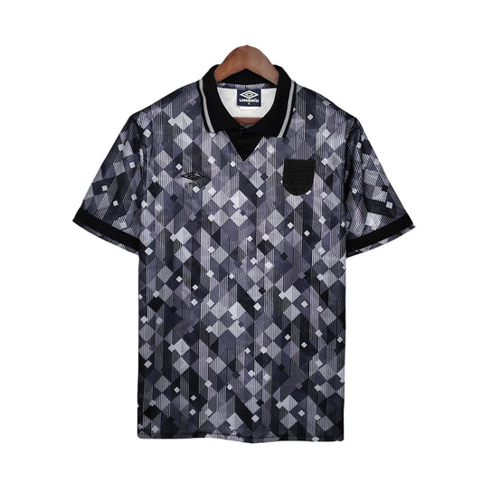 1990 England black away Retro shirt