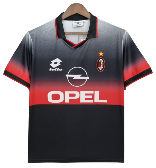 1995/1996 AC Training Jersey Black Vintage Shirt