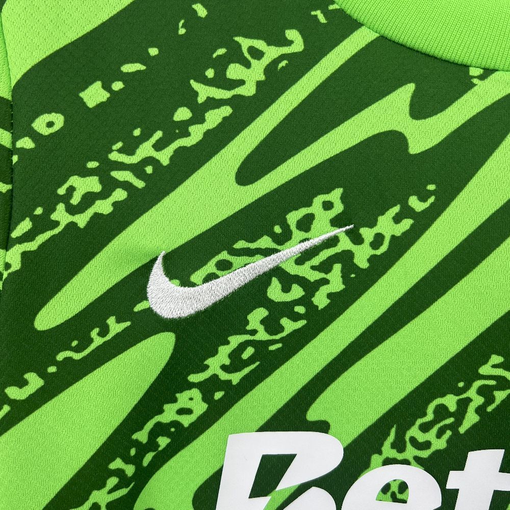 2025/26 Sporting CP Green Goalkeeper Kit Kids shirt