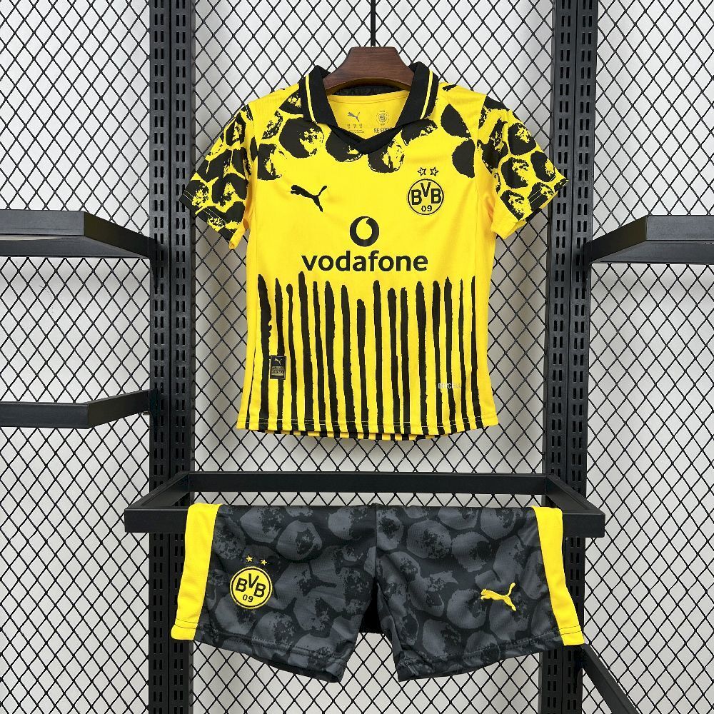 2025/26 Borussia Dortmund Yellow Special Kids Kit shirt
