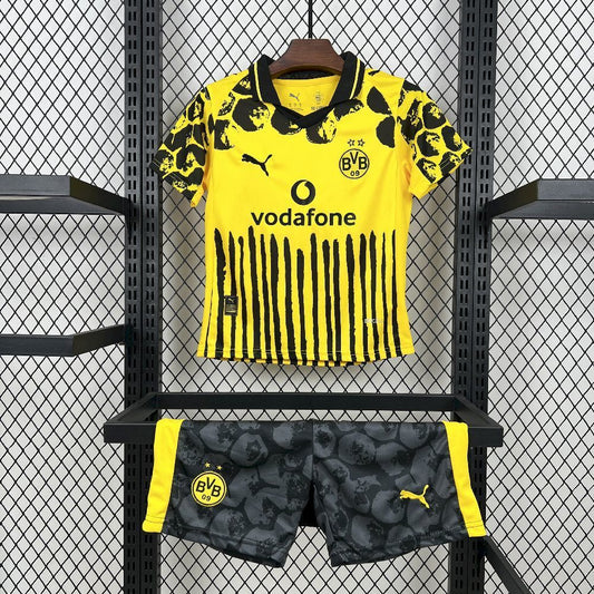 2025/26 Borussia Dortmund Yellow Special Kids Kit shirt